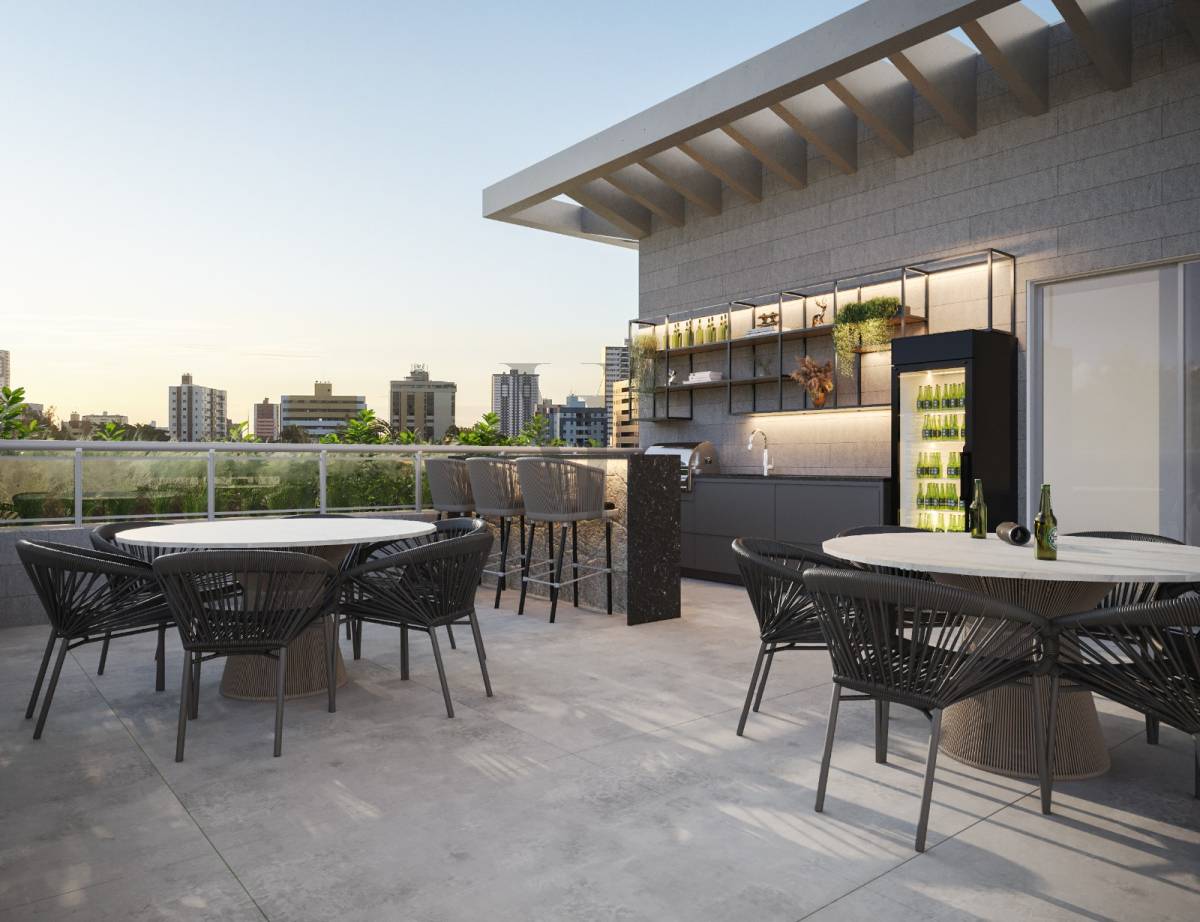 Apartamento à venda em João Pessoa, Jardim Oceania, com 1 quarto + Home Office - Vantuil Freitas