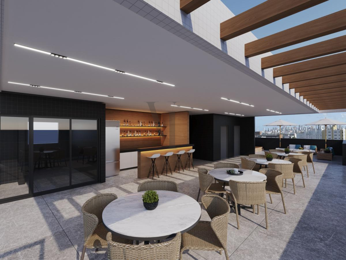 Apartamento à venda em Ponta de Campina, Cabedelo-PB, 2 quartos, 58,3m², perto da praia - Vantuil Freitas