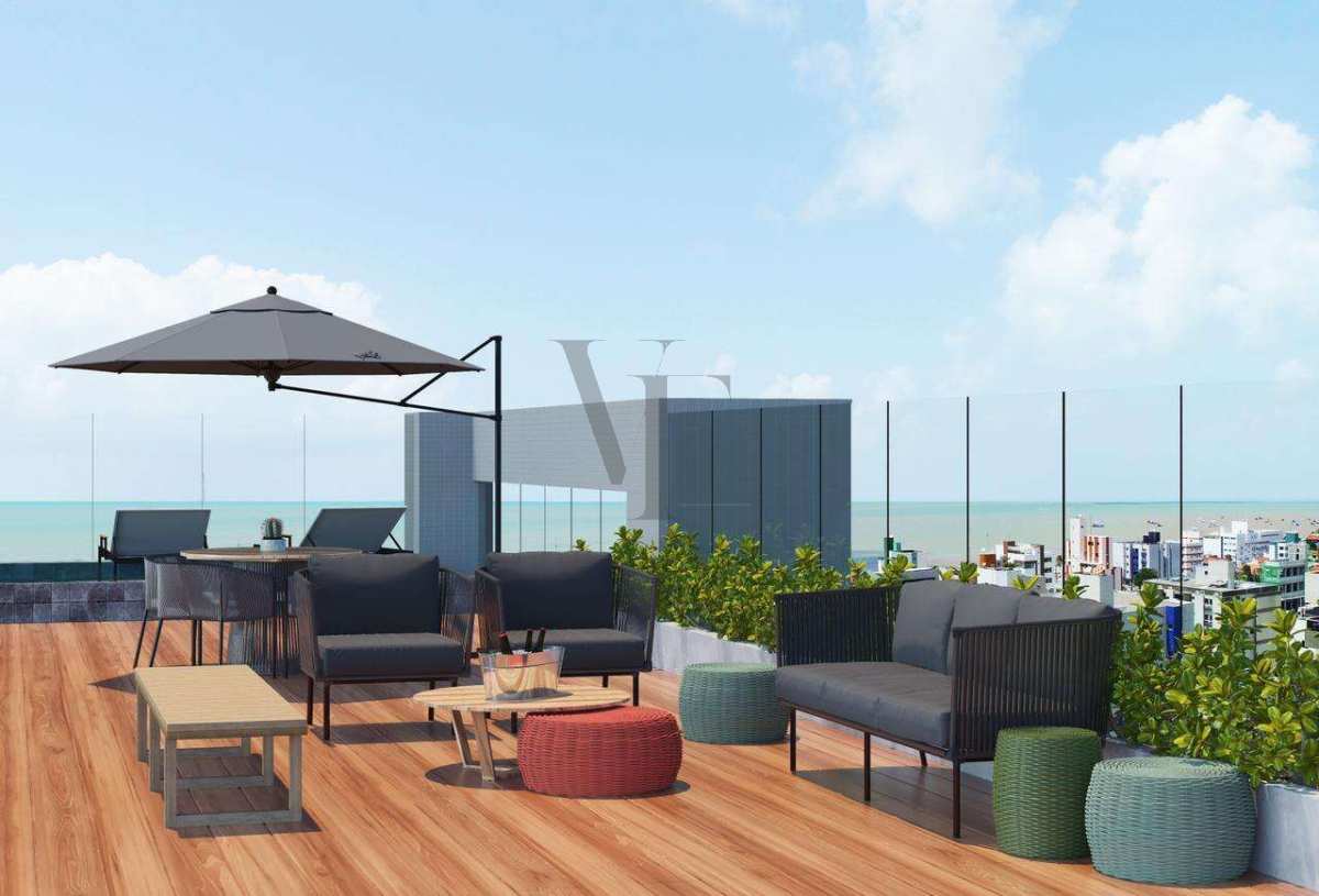 Apartamento pronto para morar em Manaíra, João Pessoa-PB, 2 quartos, 60m², perto da praia - Vantuil Freitas