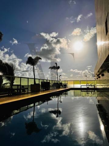 Apartamento à venda no Caribessa, João Pessoa-PB, 2 quartos, 70,85m², pé na areia, pronto para morar - Vantuil Freitas
